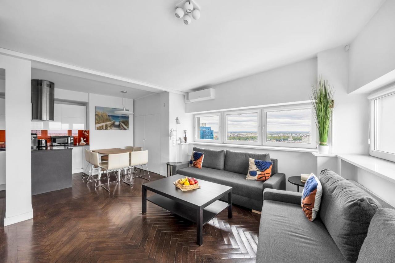 23Rd Floor 3Br Apt With Views Of Warsaw Exterior photo