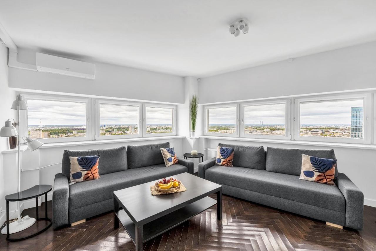 23Rd Floor 3Br Apt With Views Of Warsaw Exterior photo