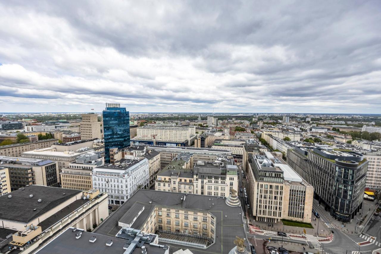 23Rd Floor 3Br Apt With Views Of Warsaw Exterior photo